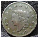 1827 LARGE CENT