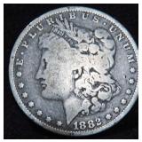 1882 O MORGAN SILVER DOLLAR