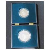 1995 UNITED STATES MINT SILVER DOLLAR/SILVER HALF