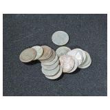 (20) WORLD WAR 2 STEEL PENNIES