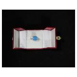 3CT CREATED OPAL RING SIZE 9