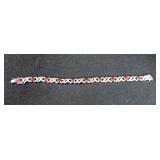 6.01CT RUBY DIAMOND BRACELET