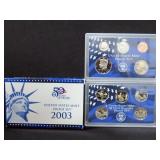 2003 UNITED STATES MINT PROOF SET