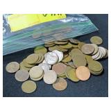 (101) WHEAT PENNIES UNSEARCHED MISC DATES