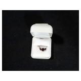 3CT GARNET ANNIVERSARY RING SIZE 6