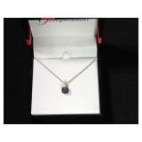 2CT MYSTIC TOPAZ SOLITAIRE NECKLACE