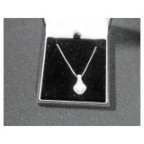 1CT CREATED FIRE OPAL NECKLACE