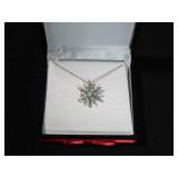 OPAL SNOW FLAKE NECKLACE