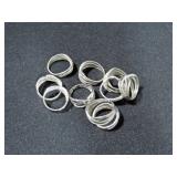 Q-10 1/5CT DIAMOND RINGS, MISSING STONES MISC