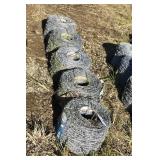 5 ROLLS BARBED WIRE