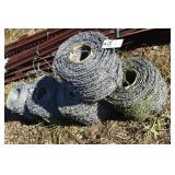 5 ROLLS BARBED WIRE