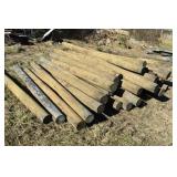 TREATED FENCE POSTS
