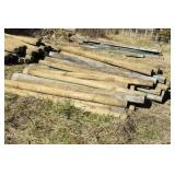 TREATED FENCE POSTS
