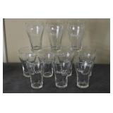 TEN COCA-COLA GLASSES