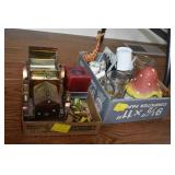 TWO BOXES MISC. ITEMS