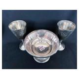 3 PCS WILCOX SILVER PLATE
