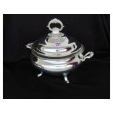 SILVER PLATE SERVING DISH
