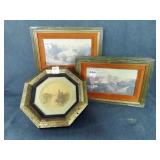 3 FRAMED PRINTS