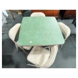 CARD TABLE AND CHAIR SET