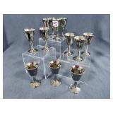 SILVERED GLASS CORDIALS