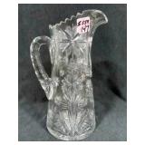 CUT GLASS PITCHER