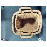 2 WICKER BASKETS