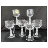 6 PCS OF STEMWARE