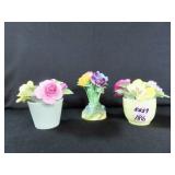 3 FLOWER ARRANGEMENTS