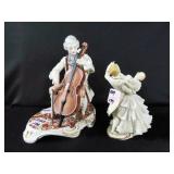 2 PORCELAIN FIGURINES
