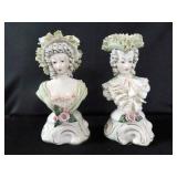 PORCELAIN BUST PAIR