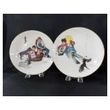 12 NORMAN ROCKWELL PLATES