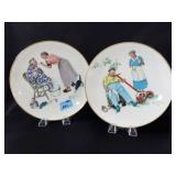 12 NORMAN ROCKWELL PLATES