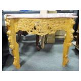 MARBEL TOP CONSOLE TABLE