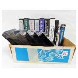 15 RAILROAD VHS TAPES AND SOFT BACK BOOK