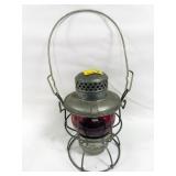 ADLAKE KERO - SOURY RAILROAD LANTERN - RED GLOBE