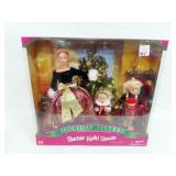 1998 "HOLIDAY SISTERS" BARBIE, KELLY, STACIE GIFT