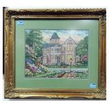NEEDLEPOINT VICTORIAN HOME BY EAL 