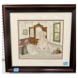 NEEDLEPOINT VICOTORIAN BEDROOM BY EAL 