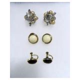 3 PAIR OF EARRINGS