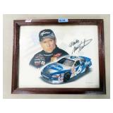AUTOGRAPHED NASCAR PRINT