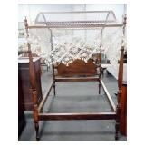ANTIQUE CANOPY BED