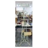 WROUGHT IRON COAT RACK
