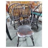 BOWBACK 4 SIDE CHAIRS