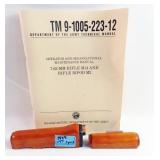 AK FORESTOCKS, ARMY TRAINING MANUAL ON 7.62MM