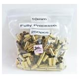 250 PCS. BRASS FOR RELOADING 10 MM