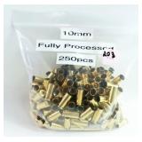 250 PCS. BRASS FOR RELOADING 10 MM