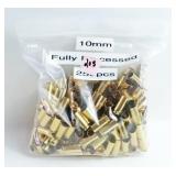 250 PCS. BRASS FOR RELOADING 10 MM