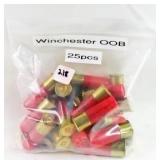 25 ROUNDS WINCHESTER 00 BUCKSHOT - 12 GA.