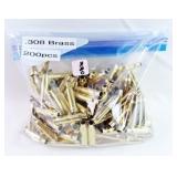 200 PCS. BRASS FOR RELOADING .308 WIN