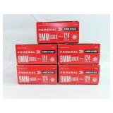 250 ROUNDS FEDERAL AMERICAN EAGLE 9MM LUGER